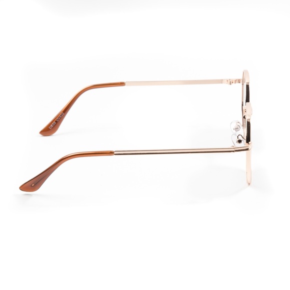 Grey Tint Gold Frame Vintage Sunglasses - Picture 5 of 5